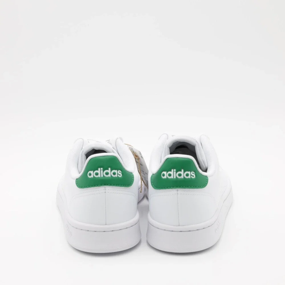 Adidas Men's Advantage‎ Comfortable Athletic Low Top Shoes White/Green Size 8.5 - Picture 8 of 11